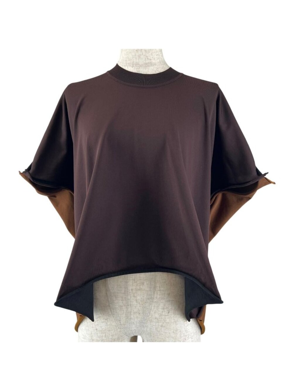 Bottega Veneta Drape T-Shirt Brown XS